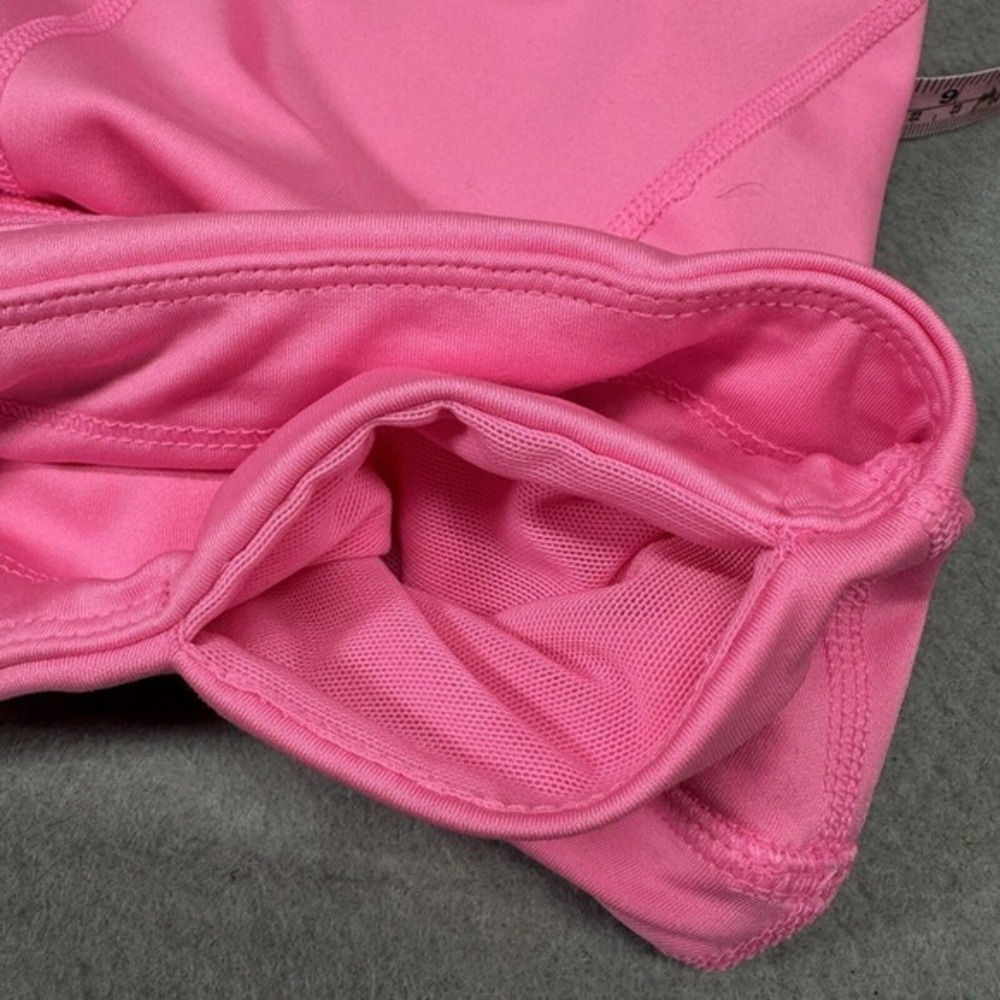 Nike Fast Running Shorts Womens Size XS Pink Glow‎ Dri-Fit Mid Thigh Barbiecore - Picture 5 of 12